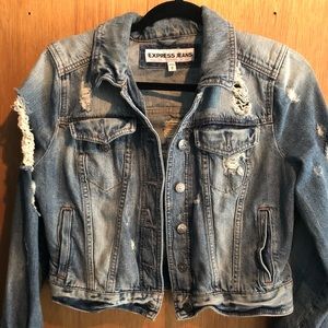 Express Cropped Jean Jacket